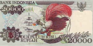  20,000 Rupiah Banknote