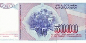 Banknote from Yugoslavia