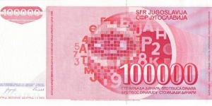 Banknote from Yugoslavia