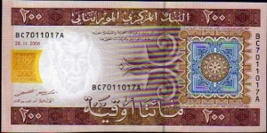 200 Ouguiya__
pk# 11 b__
28.11.2006 Banknote