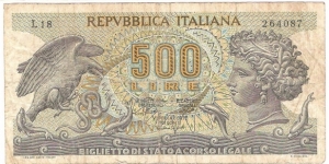 500 Lire(1967) Banknote