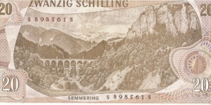 Banknote from Austria