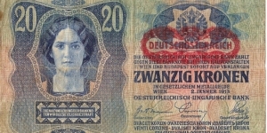 Banknote from Austria