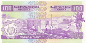 Banknote from Burundi