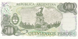 Banknote from Argentina