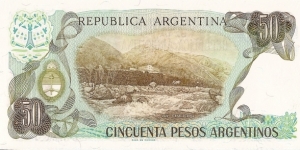 Banknote from Argentina