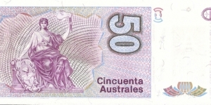 Banknote from Argentina