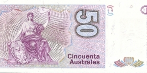 Banknote from Argentina