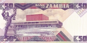 Banknote from Zambia