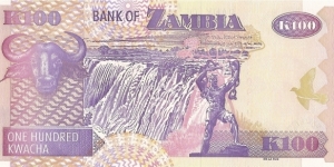 Banknote from Zambia