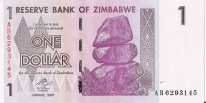 Banknote from Zimbabwe