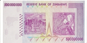 Banknote from Zimbabwe