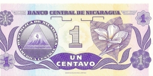 Banknote from Nicaragua