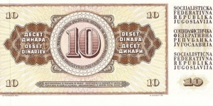 Banknote from Yugoslavia