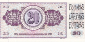 Banknote from Yugoslavia