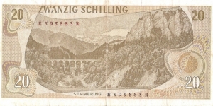 Banknote from Austria