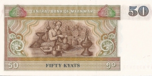 Banknote from Myanmar