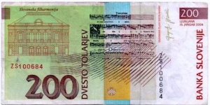 Banknote from Slovenia