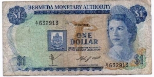 Bermuda 1$ - 1984 Banknote