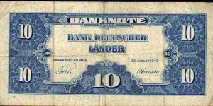 Banknote from Germany