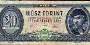 20 Forint__
pk# 169 e__
30.06.1969 Banknote