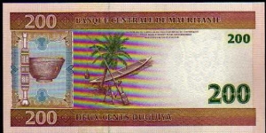 Banknote from Mauritania