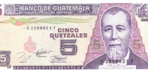 5 Quetzales Banknote