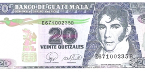 20 Quetzales Banknote