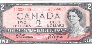 2 dollars Banknote