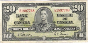 20 Dollars Banknote