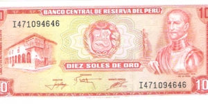 10 Soles de Oro Banknote