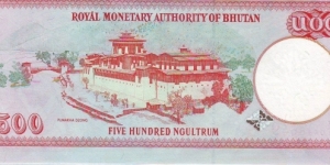 Banknote from Bhutan