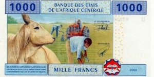 Banknote from Cameroon