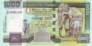  1000 Rupees Banknote