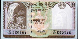 10 Rupees__
31 b (2)__
(sign. 13) Banknote
