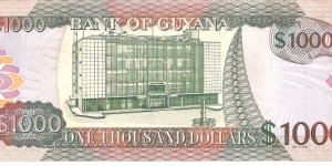 Banknote from Guyana