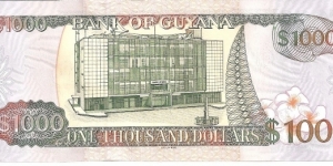 Banknote from Guyana