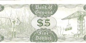 Banknote from Guyana