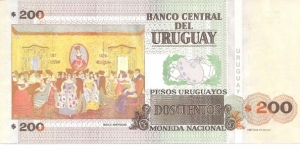 Banknote from Uruguay