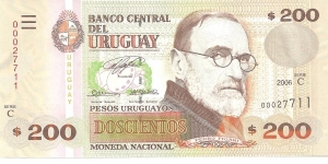 P89a - 200 Pesos Uruguayos
Series - C Banknote