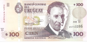 P88a - 100 Pesos Uruguayos
Series - D Banknote