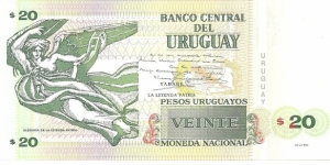 Banknote from Uruguay