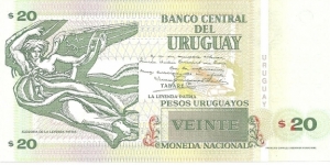 Banknote from Uruguay