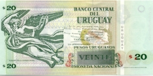 Banknote from Uruguay