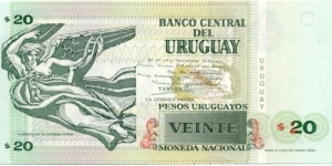 Banknote from Uruguay