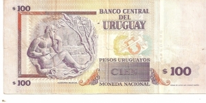 Banknote from Uruguay