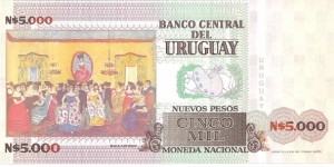 Banknote from Uruguay