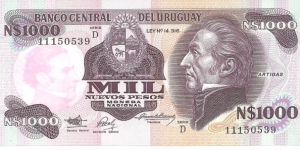 P64Ab - 1000 Nuevos Pesos
Series - D Banknote