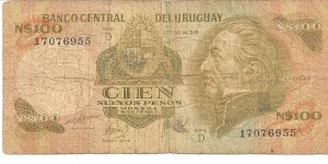 P62b - 100 Nuevos Pesos 
Series - D Banknote