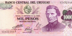 P52a - 1000 Pesos  Banknote